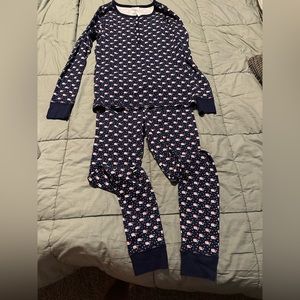 Vineyard Vines Navy and White Pajama Set